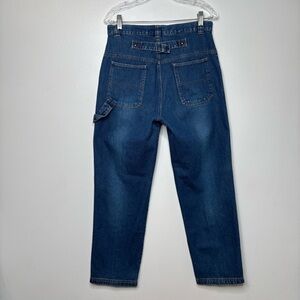 Vintage Junction West Carpenter Jeans 10 High Rise Buckle Back Utility Denim 90s
